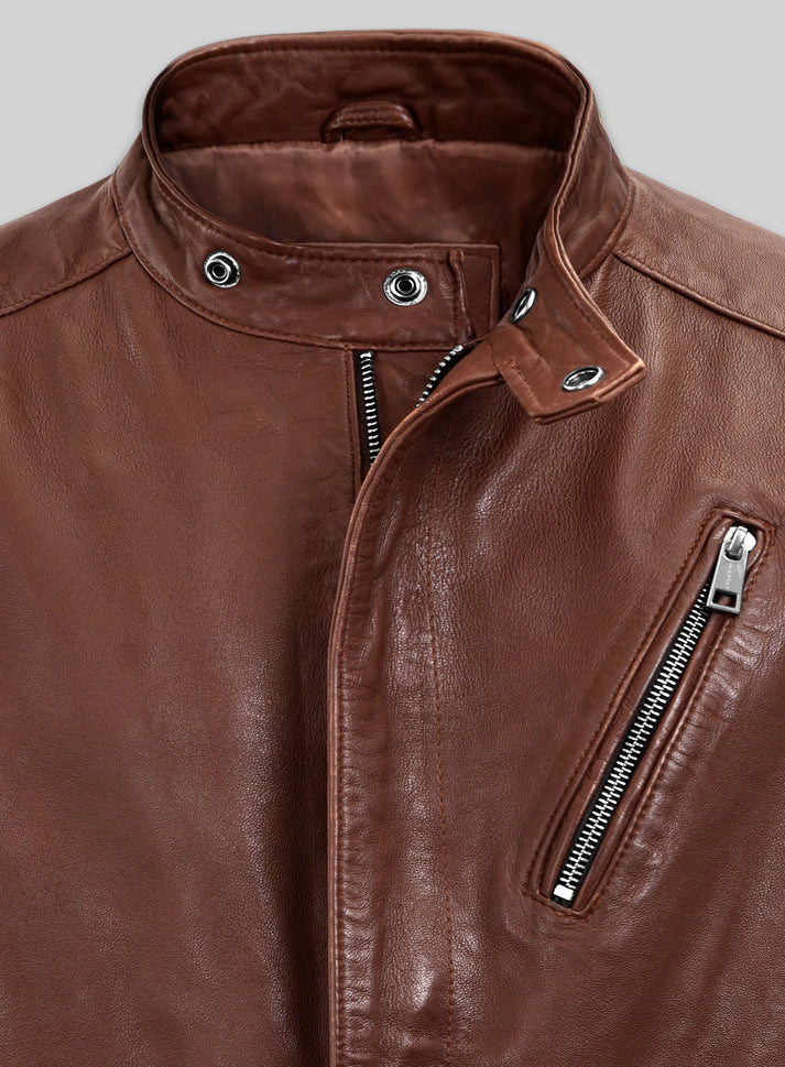 MOTO Biker Leather Jacket