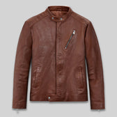 MOTO Biker Leather Jacket