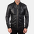 Men's Black Bomber Leather Jacket – Stylish, Slim Fit, Premium Quality Outerwear for Fall & Winter