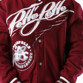 Pelle Pelle Men's Maroon Varsity Wool Jacket – American Legend Urban Streetwear