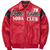 Pelle Pelle Red Custom Made Leather Jacket – Bold Streetwear with Soda Club Graphics