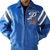 Pelle Pelle Soda Club Jacket – Blue Leather Edition with Studded Sleeve Stripes Special Cut