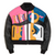 Pelle Pelle Black Women’s Picasso Genuine Leather Jacket – Abstract Black-Color Streetwear Edition
