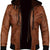 Men’s Black Leather Jacket with Removable Hood – Stylish Slim Fit Biker Motorcycle Coat