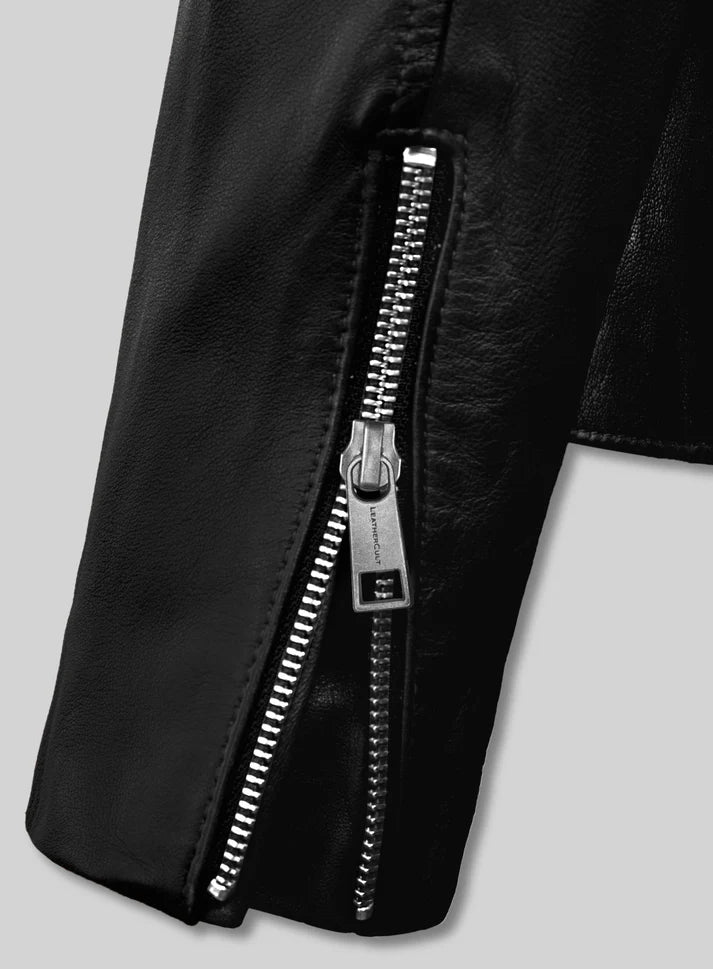 MOTO Biker Leather Jacket
